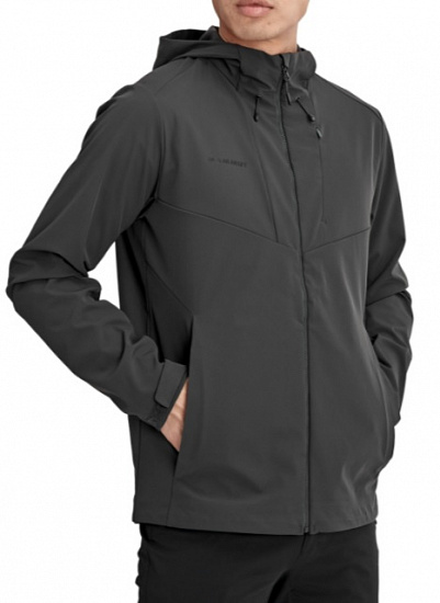 Куртка мужская Mammut Sapuen So Hooded Phantom - Фото 4 большая