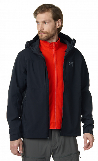 Куртка мужская Arcteryx Gamma MX Hoody Black - Фото 2 большая