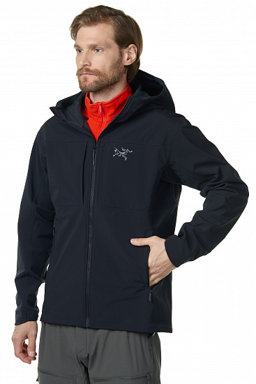 Куртка мужская Arcteryx Gamma MX Hoody Black - Фото 4 большая