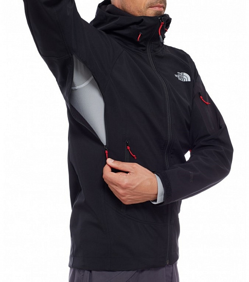 Куртка мужская The North Face VALKYRIE JACKET TNF Black/TNF Red - Фото 5 большая