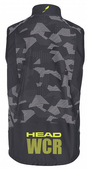 Жилет мужской Head Race Lightning Team Vest Black - Фото 2 большая