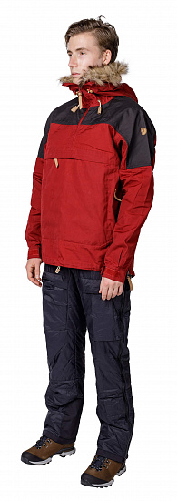 Куртка мужская Fjallraven Singi Anorak Red Oak-Dark Grey - Фото 4 большая