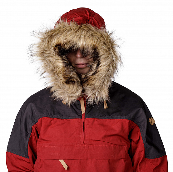 Куртка мужская Fjallraven Singi Anorak Red Oak-Dark Grey - Фото 6 большая
