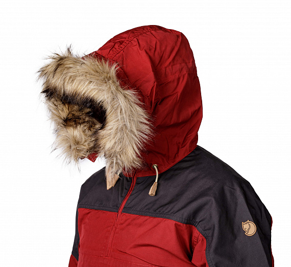 Куртка мужская Fjallraven Singi Anorak Red Oak-Dark Grey - Фото 7 большая