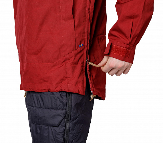 Куртка мужская Fjallraven Singi Anorak Red Oak-Dark Grey - Фото 9 большая