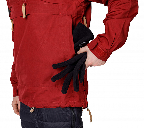 Куртка мужская Fjallraven Singi Anorak Red Oak-Dark Grey - Фото 10 большая