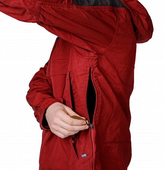 Куртка мужская Fjallraven Singi Anorak Red Oak-Dark Grey - Фото 11 большая