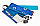 Камус Coll-Tex C-t-S Ready Todi Mix blue Ski  Hotmelt blue Camlock 140 мм - Фото 1 малая