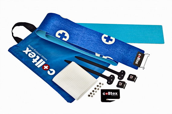 Камус Coll-Tex C-t-S Ready Todi Mix blue Ski  Hotmelt blue Camlock 140 мм - Фото 1 большая
