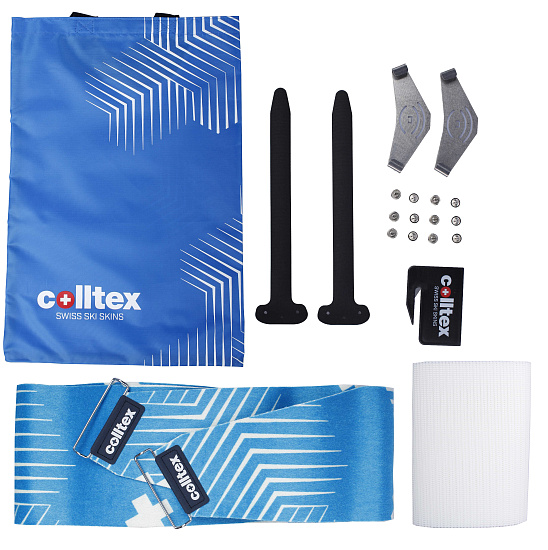 Камус Coll-Tex C-t-S Splitboard Todi Mix blue Hotmelt blue Front 90|/ End Splend - Фото 3 большая