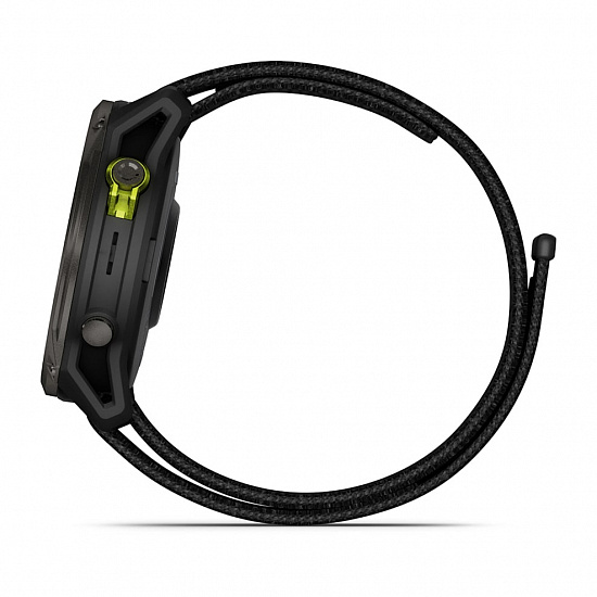 Часы Garmin Enduro 3 51мм Sappheire Solar Carbon Gray DLC Titanium with Black Ultrafit Nylon Strap - Фото 13 большая