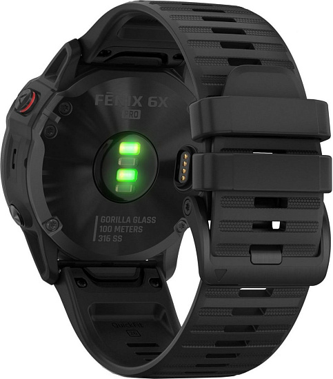 Часы Garmin Fenix 6X Pro Black - Фото 2 большая