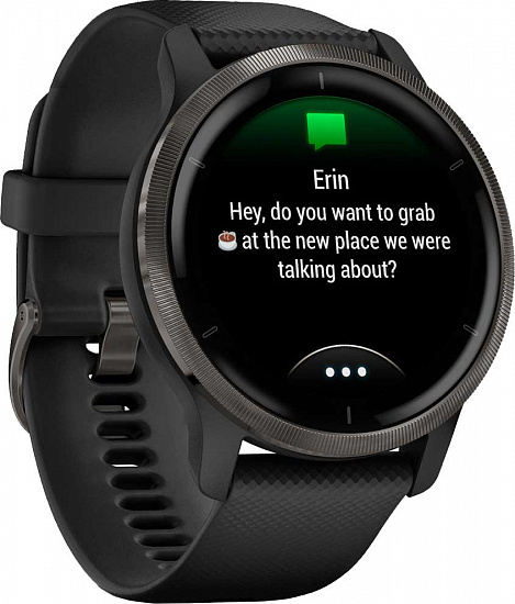 Часы Garmin Venu 2 Black+Slate - Фото 2 большая