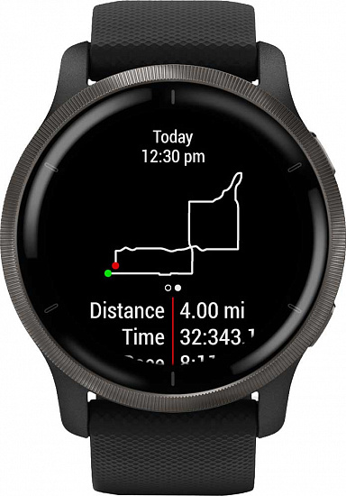 Часы Garmin Venu 2 Black+Slate - Фото 5 большая