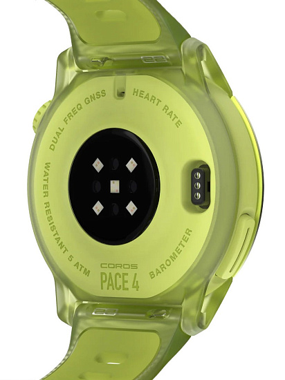 Часы Coros Pace 4 GPS Yellow Crystal - Фото 3 большая