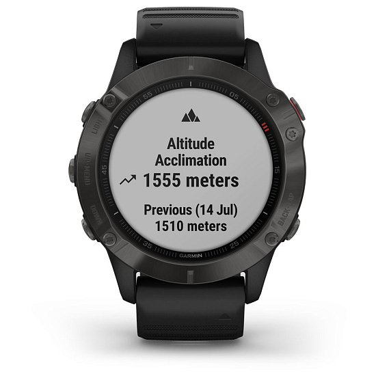 Часы Garmin Fenix 6 Sapphire Gray/Black - Фото 9 большая