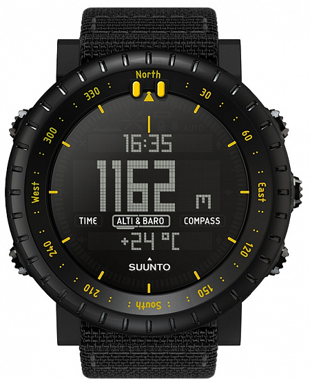 Часы Suunto Core Black/Yellow - Фото 1 большая