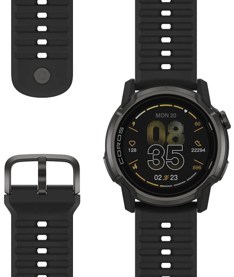 Часы Coros Apex 4 46mm Black - Фото 2 большая
