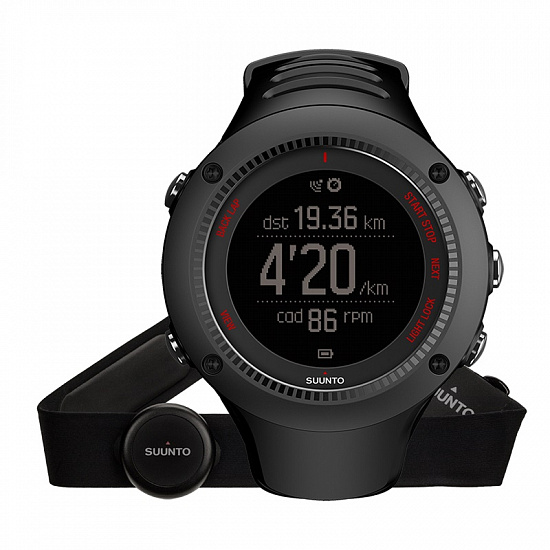 Часы Suunto AMBIT3 RUN BLACK HR - Фото 1 большая