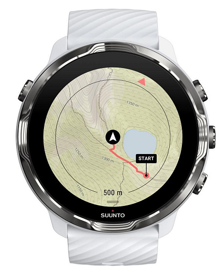 Часы Suunto 7 White Burgundy - Фото 8 большая