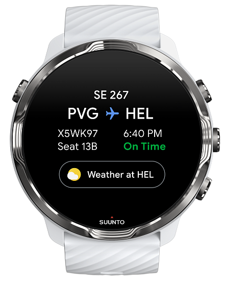 Часы Suunto 7 White Burgundy - Фото 4 большая