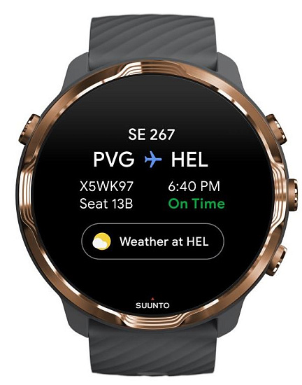 Часы Suunto 7 Graphite Copper - Фото 5 большая