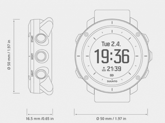 Часы Suunto Traverse Sapphire Black - Фото 6 большая