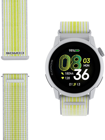 Часы Coros Pace 4 GPS White Nylon - Фото 6 большая