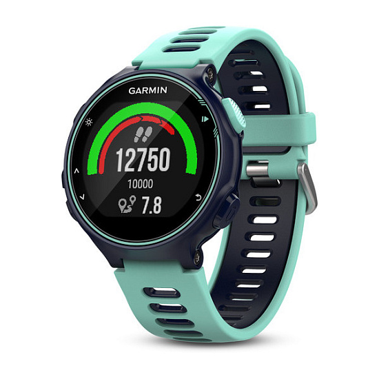 Часы Garmin Forerunner 735XT Dark Blue/Blue - Фото 1 большая