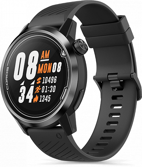Часы Coros Apex Premium Multisport GPS 46 mm Black/Gray - Фото 4 большая