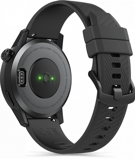 Часы Coros Apex Premium Multisport GPS 42 mm Black/Gray - Фото 2 большая