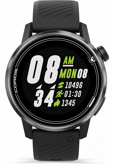 Часы Coros Apex Premium Multisport GPS 42 mm Black/Gray - Фото 4 большая