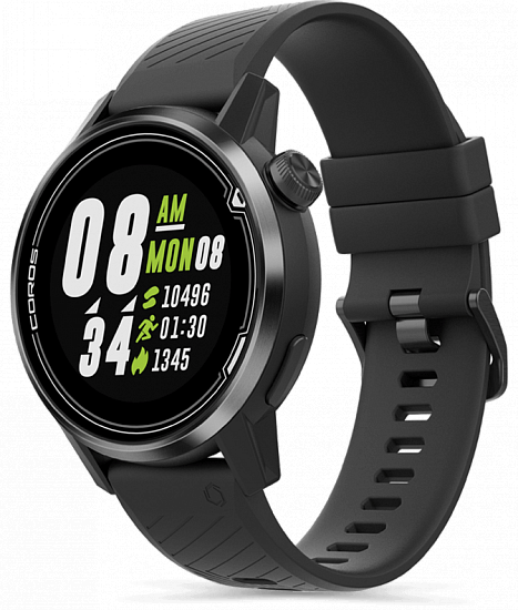 Часы Coros Apex Premium Multisport GPS 42 mm Black/Gray - Фото 5 большая