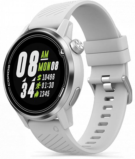 Часы Coros Apex Premium Multisport GPS 42 mm White/Silver - Фото 4 большая