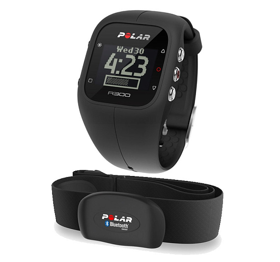 Часы Polar A300 HR Black - Фото 1 большая