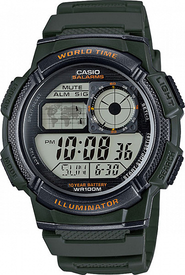Часы Casio AE-1000W-3AVDF - Фото 1 большая
