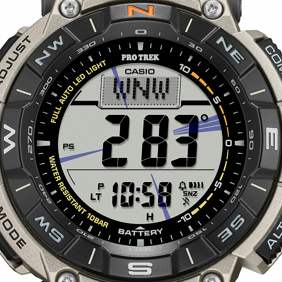 Часы Casio Pro Trek PRG-340T-7DR - Фото 6 большая