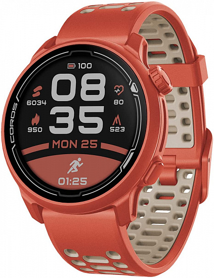 Часы Coros Pace 2 Premium GPS Silicone Red - Фото 1 большая
