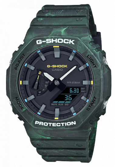 Часы Casio G-Shock GA-2100FR-3ADR - Фото 1 большая