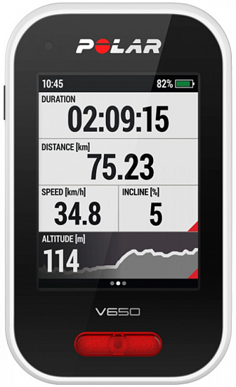Велокомпьютер Polar V650 HR - Фото 1 большая