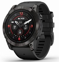 Часы Garmin Epix Pro (Gen 2) Sapphire Edition 51мм Carbon Gray DLC Titanium/Black Band