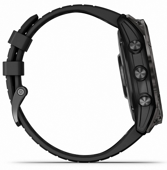 Часы Garmin Epix Pro (Gen 2) Sapphire Edition 51мм Carbon Gray DLC Titanium/Black Band - Фото 5 большая