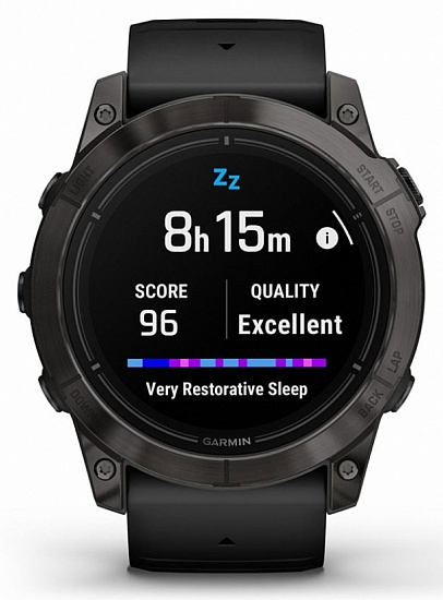 Часы Garmin Epix Pro (Gen 2) Sapphire Edition 51мм Carbon Gray DLC Titanium/Black Band - Фото 8 большая