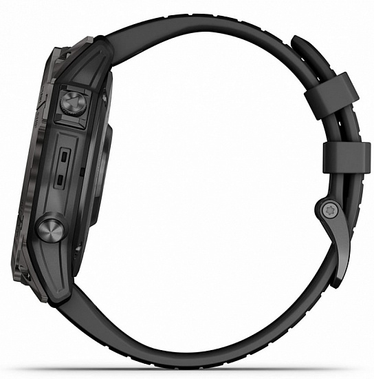 Часы Garmin Epix Pro (Gen 2) Sapphire Edition 51мм Carbon Gray DLC Titanium/Black Band - Фото 12 большая