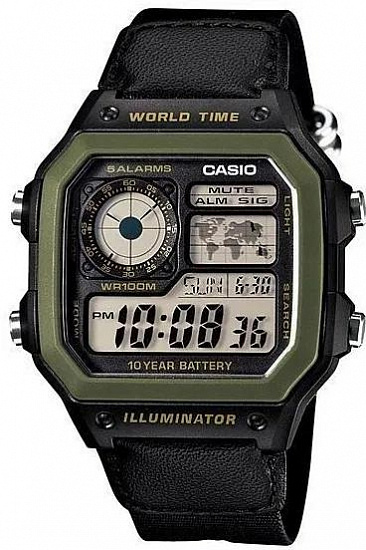 Часы Casio AE-1200WHB-1BVDF - Фото 1 большая