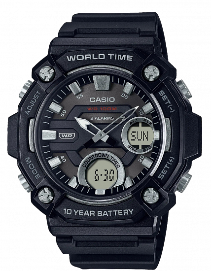 Часы Casio AEQ-120W-1AVDF - Фото 1 большая
