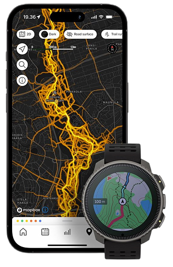 Часы Suunto Vertical Titanium Solar Black - Фото 5 большая