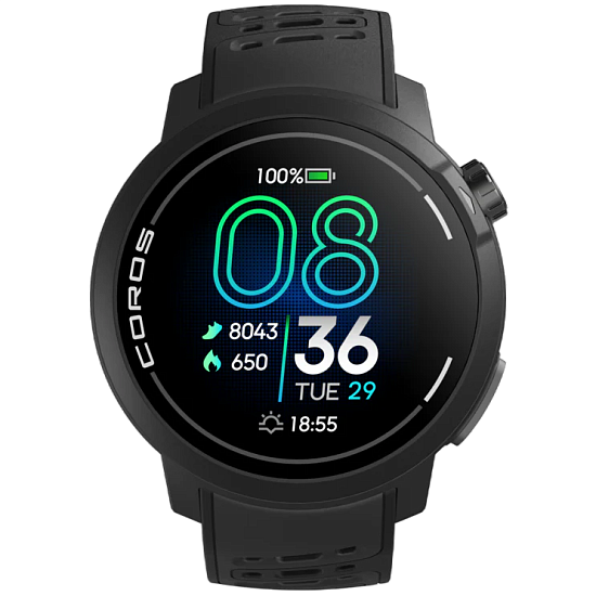 Часы Coros Pace Pro GPS Black - Фото 2 большая