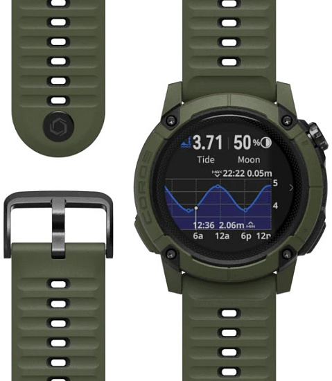 Часы Coros Nomad GPS Green - Фото 3 большая
