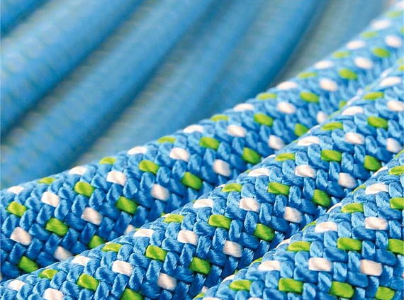 Веревка Singing Rock Hero Dry 9,6мм/1м Azure - Фото 2 большая